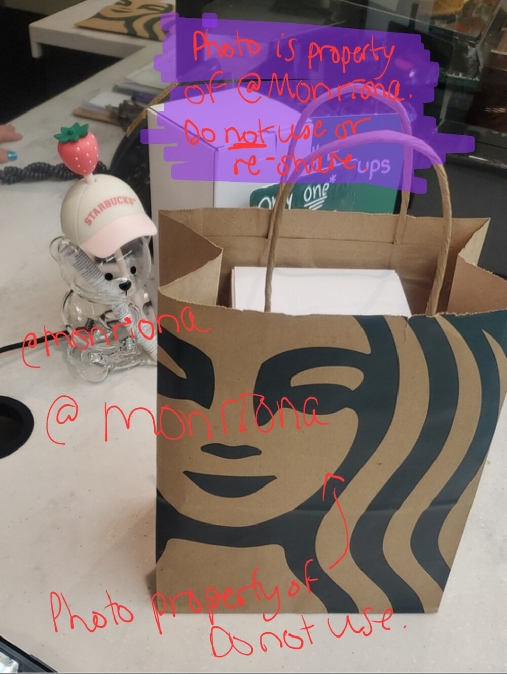 ACTIVE OFFERS! Starbucks Pink Bear Cup with Strawberry Straw - Bearista Cup 🍓 - Picture 4 of 7